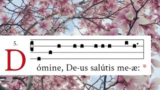 Psalm 87  tone 5  latin Gregorian chant [upl. by Bluefield]