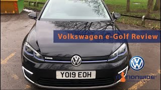 Volkswagen eGolf 2020 review  including features and stats  Nationwide Vehicle Contracts [upl. by Charlena]