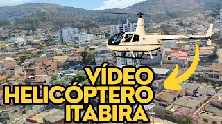 Vídeo incrível de Itabira Brasil de um helicóptero [upl. by Atiloj438]