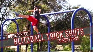 Dude Perfect Blitzball Trick Shots BONUS Video [upl. by Alket]