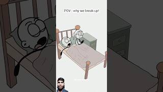 POV why we breakup best animation memes🤣shorts funny comedy [upl. by Mathis396]