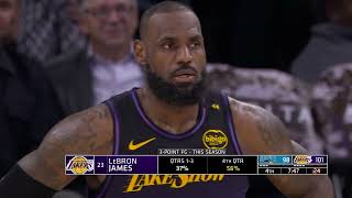 LeBron James on FIRE Knocking Down 3 Straight Threes 🔥💯 [upl. by Aynos]