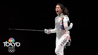 Lee Kiefer wins USAs firstever gold medal in individual foil  Tokyo Olympics  NBC Sports [upl. by Erme]