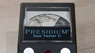 Presidium Duo Tester II PDT II  Performing a test and Reading test results [upl. by Hgielime245]