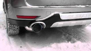 Subaru Forester SH 2008 Greddy Exhaust Muflers Sound Check [upl. by Mora695]