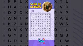 Encuentra el Nombre JOB 💜👀✅ Sopa de Letras [upl. by Eirrahs]