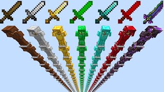 Which armor is stronger in Minecraft experiment [upl. by Rellim605]