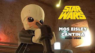 Star Wars Cantina Song  Mos Eisley Cantina MUSIC VIDEO LEGO Star Wars [upl. by Atisusej216]