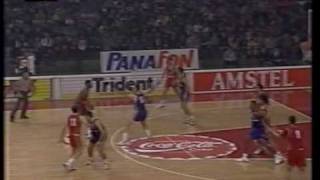 Olympiakos vs Barcelona 8264 Euroleague 1994 [upl. by Nylecaj]