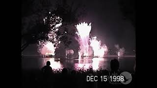 Restored video Epcot Holiday Illuminations Nighttime Spectacular Dec 1998 [upl. by Ammadis]