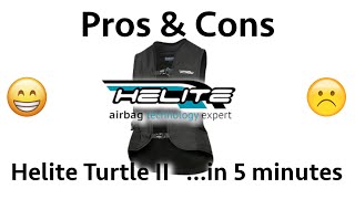 Pros and Cons of the Helite Turtle 2 Airbag [upl. by Irahcaz]