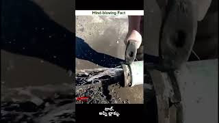 This is how they clean concrete pipe  knockout facts  shorts facts [upl. by Rudie560]