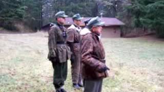 WW2 SS Veteran speaks to WW2 SS Reenactors [upl. by Arawaj]