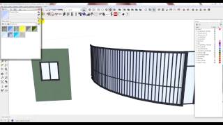 Villa SavoyePlusSpec for SketchUpAdvanced Tutorial Part7 [upl. by Dymoke]