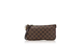 Louis Vuitton Damier Ebene Pochette Accessories NM [upl. by Irotal]