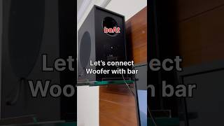 Boat subwoofer pair with soundbar  💯  solution [upl. by Treva]