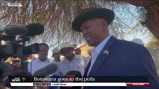 Botswana goes to the polls [upl. by Ecirtaed]