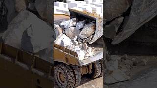 Marble Quarry Symphony Rock Meets Steel shorts wheel loader quarrying [upl. by Affrica]