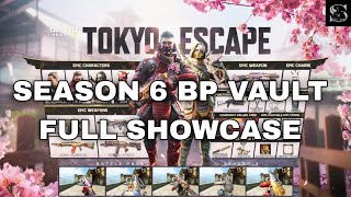 CODM Next Season 6 BP Vault  Tokyo Escape Battle Pass  Full Showcase  COD MOBILE [upl. by Minton]