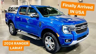 2024 Ford Ranger Lariat In Velocity Blue Metallic ✅ Leather Seats [upl. by Anton289]