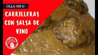 🥩🍷 Carrilleras de cerdo con salsa de vino y manzana en Olla GM G y Olla GM H 🍏🥩🍷 [upl. by Deborath200]