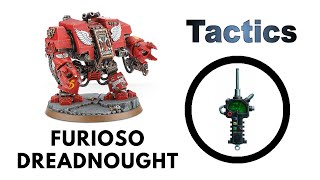 Furioso Dreadnought  Death Company Dreadnought Rules Review  Tactics  Blood Angels Strategy [upl. by Yvel949]