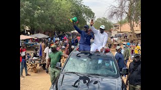 caravane de Coalition Yewwi Askan Wi à KAFFRINE avec le candidat BAYE CHEIKH GAYE [upl. by Divadnhoj383]