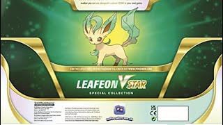 Pokémon Leafeon VStar Special Collection box opening [upl. by Otrevogir]