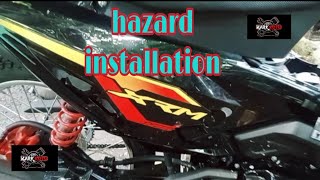 xrm 125 fi install hazard [upl. by Madonia]