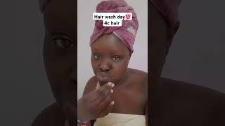 4c hair wash day foryou braids hairstyles subscribe hairwash [upl. by Solon]