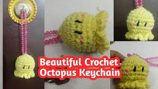 Beautiful Crochet Octopus Keychain Crochet For Beginners [upl. by Kailey]