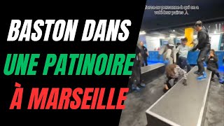 GROSSE BASTON DANS UNE PATINOIRE À MARSEILLE POUR DES VOLS DE CHAUSSURES [upl. by Immij]