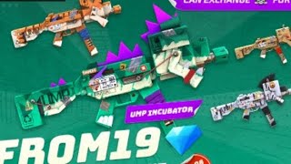 Free fire top incubator ump return 😱  Pakistan server 🇵🇰  Top ump skin [upl. by Pollard]