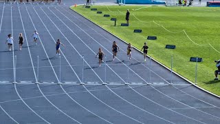 Chloe 2024 IPSHA 8yo 100m girls final [upl. by Reade]