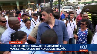 El alcade Aquiles Álvares admitió que el servicio que brinda la Metrovía es paupérrimo [upl. by Surovy679]