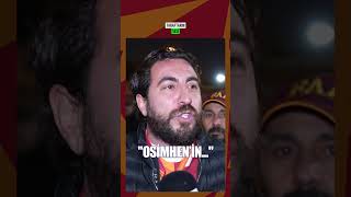 quotOsimhenin…quot galatasaray süperlig osimhen taraftar sokakröportajları röportaj [upl. by Nnarual]