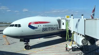 Trip Report British Airways Boeing 777200 London Gatwick  Toronto Economy [upl. by Sixel]