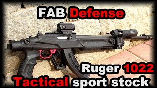 FAB Defense Ruger 1022 stock is awesome [upl. by Katlaps]