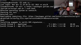 Gitlab  Installation on CentOS 8 [upl. by Cirdet240]