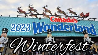 Christmas at Canadas Wonderland Winterfest 2023🎄  Things to do in Toronto Canada 🇨🇦 christmas [upl. by Relyuhcs]