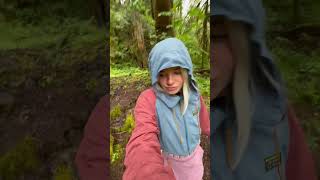 slug patrol solofemaletraveler hiking camping olympicnationalpark [upl. by Akenor]