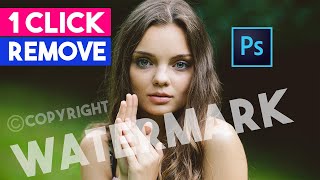 How to Remove Watermark in Photoshop Part  2 [upl. by Leryt182]