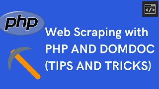 PHP Web Scraping With Dom Document Tutorial for beginners [upl. by Randa]