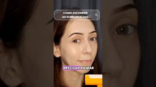 Escondendo Sobrancelhas 👀 tutorial completo no canal makeup maquiagemartística halloween [upl. by Otrebire]