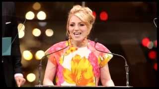 2013 Broadwaycom Audience Choice Awards Annaleigh Ashford Wins Favorite Funny Performance [upl. by Aehcim]