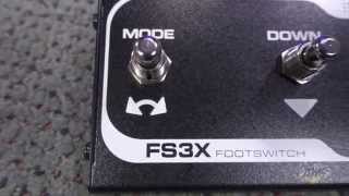 DigiTech FS3X 3 Button Expander Footswitch  Digitech FS3X [upl. by Notyad]