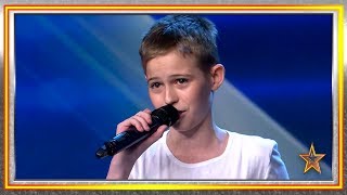 ¡Dale UNA PALABRA y este niño te RAPEA una canción  Audiciones 8  Got Talent España 2019 [upl. by Schnurr]