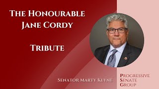 Senator Klyne pays tribute to Senator Cordy  November 7 2024 English feed [upl. by Evvie673]