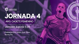 Jornada 4  Torneo Argentino Cadete Femenino de Hockey Sobre Patines  San Guillermo 2024 [upl. by Aronos]