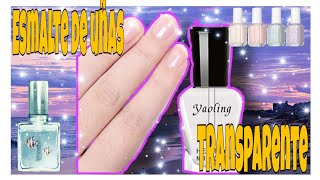 Esmalte transparente con solo 2 ingredientes que tienes en casa💅❤ [upl. by Manno941]